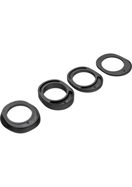 One 28,6 mm Çatal Için 4 Adet Yol Bisikleti Gidon Kulaklık Ara Parçaları Entegre Bisiklet Gidon Yıkayıcı Aksesuarları (Yurt Dışından)