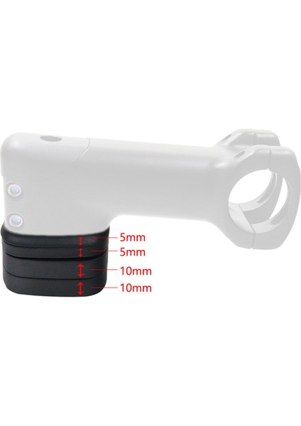 One 28,6 mm Çatal Için 4 Adet Yol Bisikleti Gidon Kulaklık Ara Parçaları Entegre Bisiklet Gidon Yıkayıcı Aksesuarları (Yurt Dışından) fırsatları