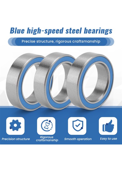 20 Adet 6700-2RS Yüksek Kaliteli 6700 2rs 10X15X4MM Minyatür Conta Derin Oluklu Bilyalı Rulman, Mavi (Yurt Dışından) indirimleri