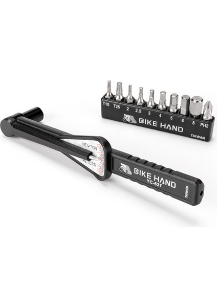Bıke Hand YC-637 Profesyonel Bisiklet Işaret Tipi Tork Anahtarı Altıgen Anahtar Alet Soket Anahtar Seti Bisiklet Tamir Alet Setleri (Yurt Dışından)