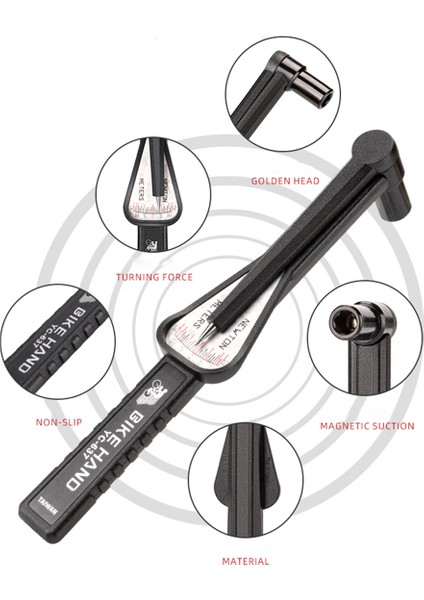 Bıke Hand YC-637 Profesyonel Bisiklet Işaret Tipi Tork Anahtarı Altıgen Anahtar Alet Soket Anahtar Seti Bisiklet Tamir Alet Setleri (Yurt Dışından) modelleri