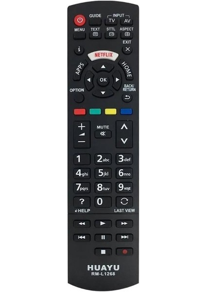 Huayu RM-L1268 Panasonic Netflix Tuşlu Universal LCD Tv Kumandası fiyatları