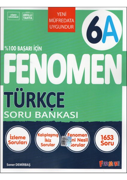 Fenomen 6.sınıf 6A Türkçe Soru Bankası