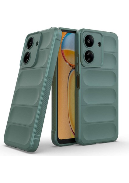 Poco C65 Kılıf Içi Kadife Dolgulu Dalga Tutma Haznelli Premium Tpu Silikon Kapak Ryc/etnik