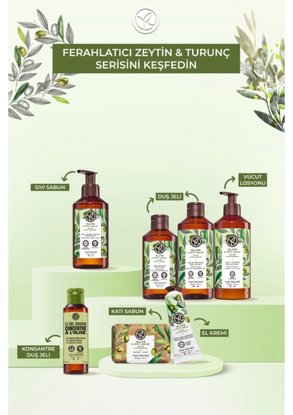 Nemlendirici Duş Jeli - Ferahlatıcı Zeytin Turunç - 400ml