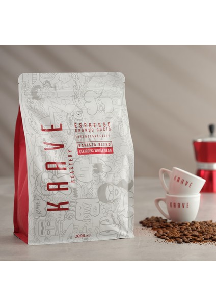 Grande Gusto Espresso Çekirdek Kahve 1.000 gr x 2 Paket indirimleri
