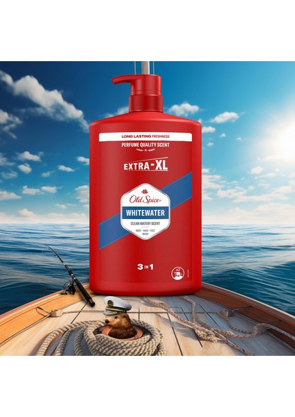 Whitewater Erkek Duş Jeli ve Şampuan 1000 ml XXL Büyük Boy