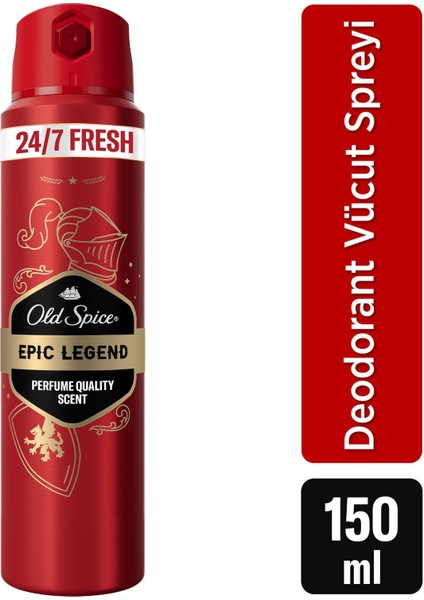Epic Legend Erkek Sprey Vücut Deodorantı 150 ml