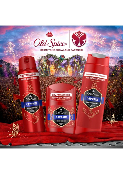 Tomorrowland Çantalı Set Deodorant Stick 50 ml - Sprey 150 ml - Duş Jeli 250 ml