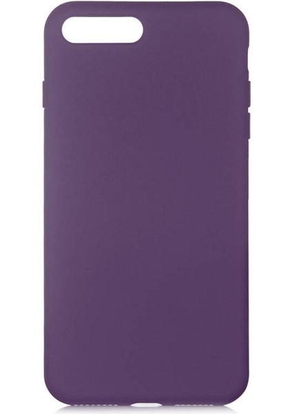 iPhone 8 Plus Kılıf Içi Telefonu Çizmeyen Kadife Kaplı Dışı Soft Yapılı Esnek Lansman Kapak Ryc/mara