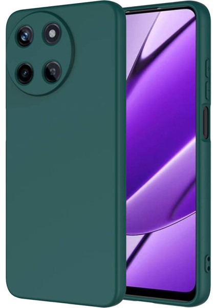 Realme 11 4g Kılıf Içi Telefonu Çizmeyen Kadife Kaplı Dışı Soft Yapılı Esnek Lansman Kapak Ryc/mara