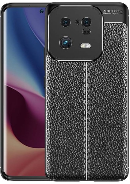 Xiaomi Mi 13 Pro Kılıf Deri Silikon Yüzeyli Yüksek Kaliteli Silikondan Üretilmiş Premium Silikon Kapak Ryc/niss