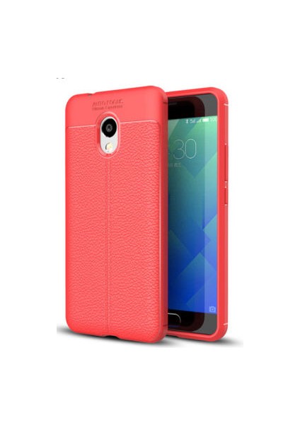 Meizu M5S Kılıf Deri Silikon Yüzeyli Yüksek Kaliteli Silikondan Üretilmiş Premium Silikon Kapak Ryc/niss