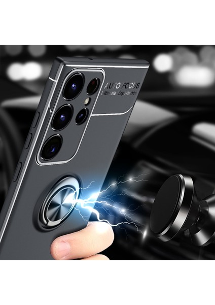 Huawei P Smart 2021 Kılıf Yüzüğü Stant ve Araç Tutucu Olabilen Şık Esnek Premium Silikon Kapak Ryc/ravel fırsatları