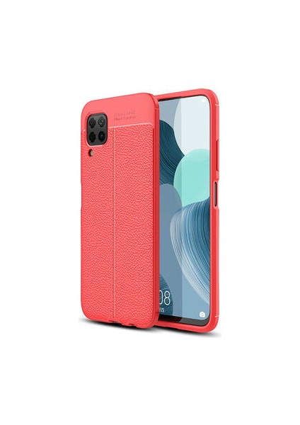 Huawei P40 Lite Kılıf Deri Silikon Yüzeyli Yüksek Kaliteli Silikondan Üretilmiş Premium Silikon Kapak Ryc/niss