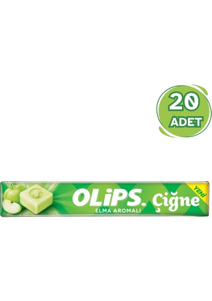 OLİPS ÇİĞNE ELMA 47 G - 20 Adet