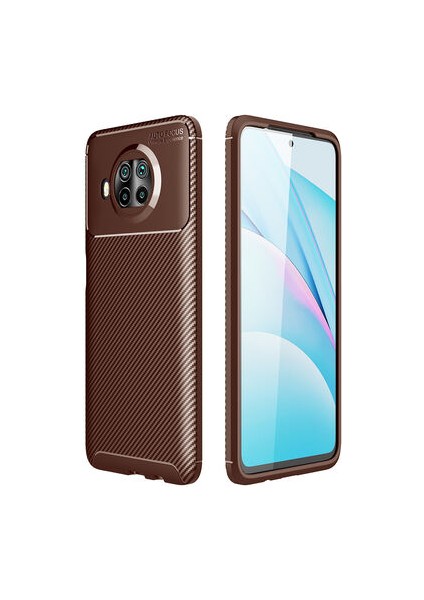 Xiaomi Mi 10T Lite 5g Kılıf Karbon Desenli Esnek Yüksek Kaliteli Meteryalden Üretilmiş Silikon Kapak Ryc/negro