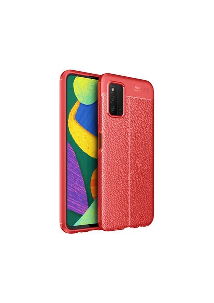 Samsung Galaxy A03S Kılıf Deri Silikon Yüzeyli Yüksek Kaliteli Silikondan Üretilmiş Premium Silikon Kapak Ryc/niss