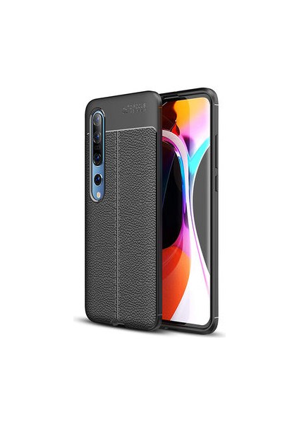 Xiaomi Mi 10 Kılıf Deri Silikon Yüzeyli Yüksek Kaliteli Silikondan Üretilmiş Premium Silikon Kapak Ryc/niss