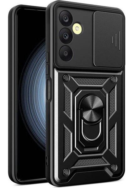 Samsung Galaxy A25 Kılıf Kamera Pencereli Tam Koruma Nyxara Premium Sert Kapak