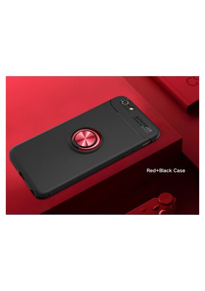 iPhone 6s Kılıf Yüzüğü Stant ve Araç Tutucu Olabilen Şık Esnek Premium Silikon Kapak Ryc/ravel