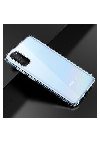 Samsung Galaxy A91 Kılıf Köşe Korumalı Şeffaf Sert Premium Silikon Kapak Ryc/nitro