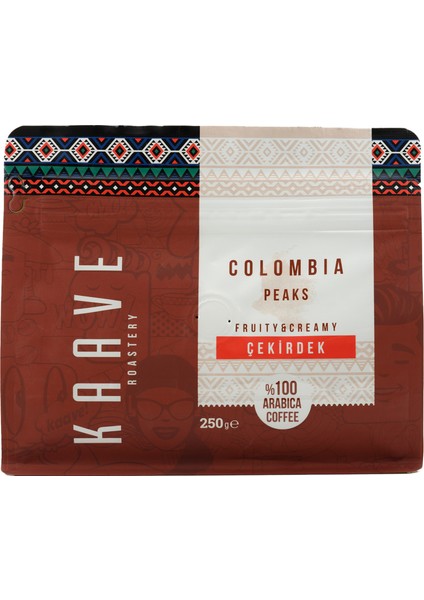 Colombia Peaks Çekirdek Kahve 250 gr