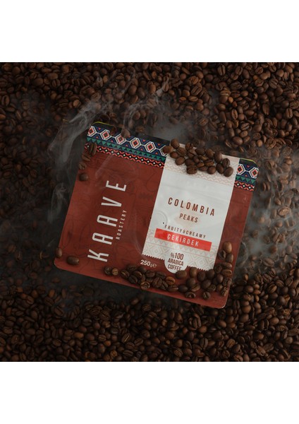 Colombia Peaks Çekirdek Kahve 250 gr indirimleri
