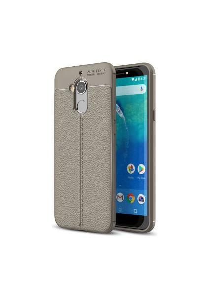 General Mobile Gm 8 Go Kılıf Deri Silikon Yüzeyli Yüksek Kaliteli Silikondan Üretilmiş Premium Silikon Kapak Ryc/niss