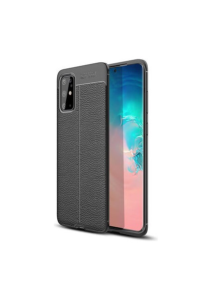 Samsung Galaxy S20 Plus Kılıf Deri Silikon Yüzeyli Yüksek Kaliteli Silikondan Üretilmiş Premium Silikon Kapak Ryc/niss