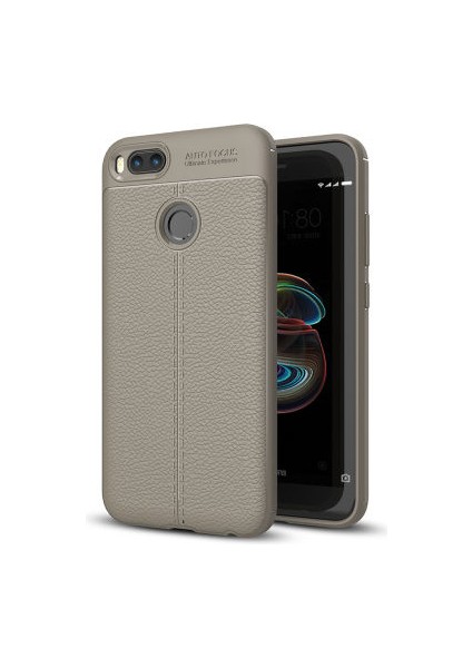 Xiaomi Mi 5x Kılıf Deri Silikon Yüzeyli Yüksek Kaliteli Silikondan Üretilmiş Premium Silikon Kapak Ryc/niss