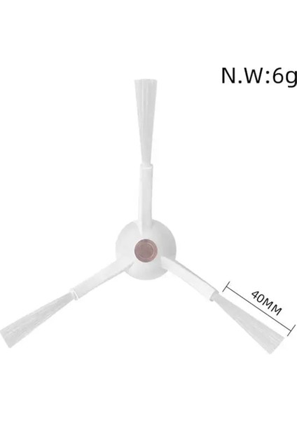 Ecovacs T20 Omnı, T20 Max, T20 Pro, X1 Omni, X1 Turbo, Bork V830, V831 Fırça Filtre Paspas Toz Torbası Elektrikli Süpürge Parçaları (Yurt Dışından) modelleri