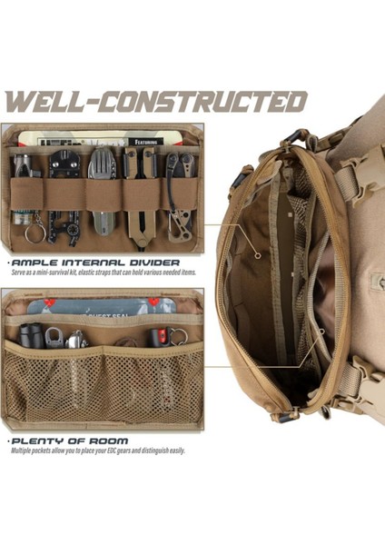 Çok Işlevli Taktik Yelek Göğüs Çantası Oxford Kumaş Açık Hava Avcılık Molle Hayatta Kalma Çantası-Yeşil (Yurt Dışından) fiyatları