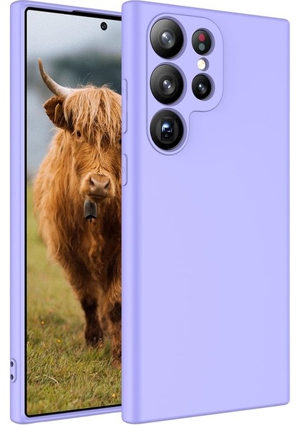 Samsung Galaxy S23 Ultra Kılıf Içi Telefonu Çizmeyen Kadife Kaplı Dışı Soft Yapılı Esnek Lansman Kapak Ryc/mara