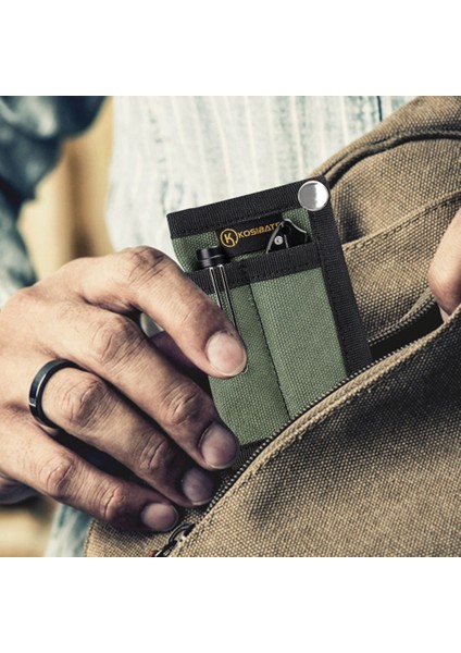 Kosıbate H241 Taşınabilir Açık Hava Taktik Edc Alet Saklama Çantası Katlanabilir Kredi Kartı Tutucu Kılıfı-Siyah (Yurt Dışından) fiyatları