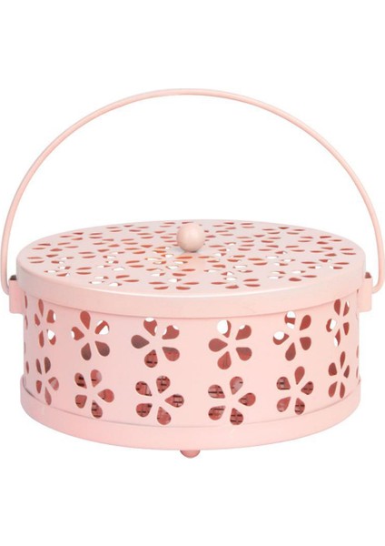 Aotu Kamp Ütüsü Sivrisinek Tütsü Bobini Tutucu Kutusu Kapaklı Ev Için-Pembe (Yurt Dışından)