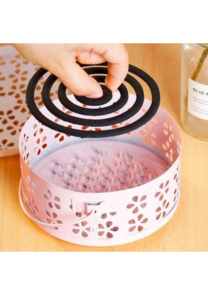 Aotu Kamp Ütüsü Sivrisinek Tütsü Bobini Tutucu Kutusu Kapaklı Ev Için-Pembe (Yurt Dışından) fiyatları