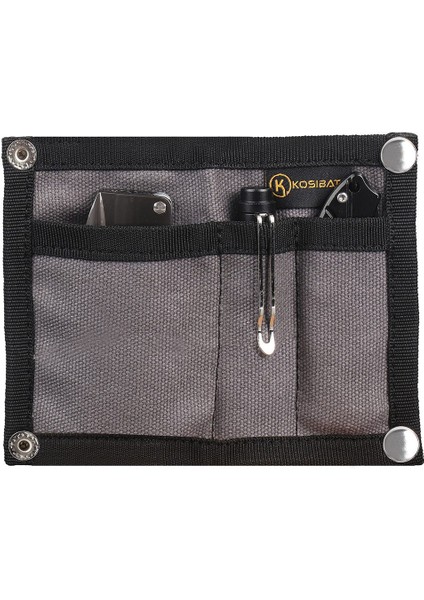 Kosıbate H241 Taşınabilir Açık Hava Taktik Edc Alet Saklama Çantası Katlanabilir Kredi Kartı Tutucu Kılıfı-Koyu Gri (Yurt Dışından) fırsatları
