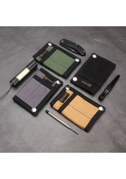 Kosıbate H241 Taşınabilir Açık Hava Taktik Edc Alet Saklama Çantası Katlanabilir Kredi Kartı Tutucu Kılıfı-Koyu Gri (Yurt Dışından) indirimleri