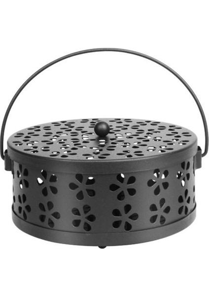Aotu Kamp Ütüsü Sivrisinek Tütsü Bobini Tutucu Kutusu Kapaklı Ev Için-Siyah (Yurt Dışından)