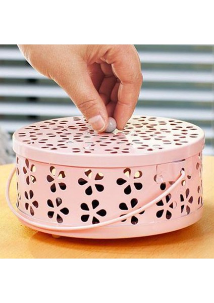 Aotu Kamp Ütüsü Sivrisinek Tütsü Bobini Tutucu Kutusu Kapaklı Ev Için-Mavi (Yurt Dışından) indirimleri