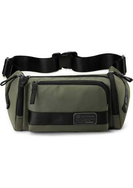 Wepower 1863 Erkekler Için Açık Hava Spor Bel Çantası Su Geçirmez Çok Amaçlı Çapraz Askılı Çanta-Hızlı Çıkarılabilir Tokalı-Ordu Yeşili (Yurt Dışından)