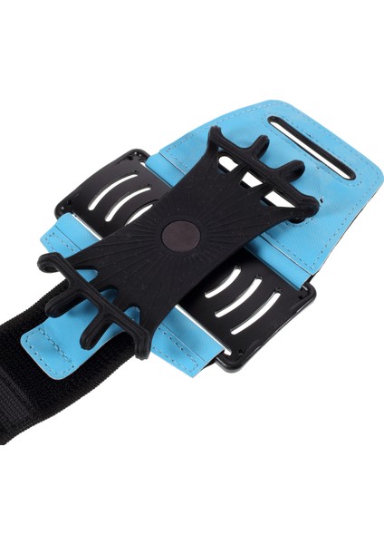 4-6,5 Inç Döndürülebilir Cep Telefonu Kol Çantası Ayarlanabilir Spor Koşu Kol Bandı Bilek Çantası-Mavi (Yurt Dışından) modelleri