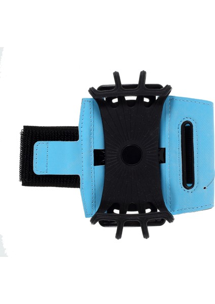 4-6,5 Inç Döndürülebilir Cep Telefonu Kol Çantası Ayarlanabilir Spor Koşu Kol Bandı Bilek Çantası-Mavi (Yurt Dışından) fırsatları