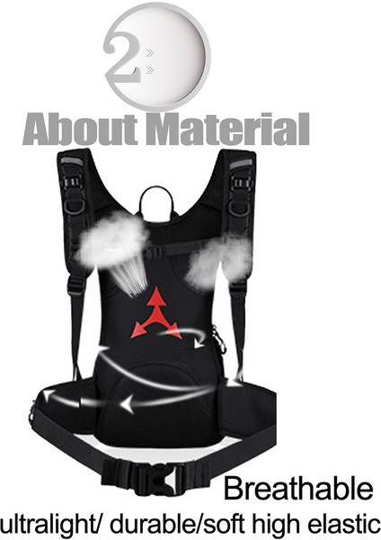 Anmeılu 1029 Spor Sırt Çantası 12L Hafif Seyahat Sırt Çantası Kask Ağı ve Yağmurluklu Kadın Erkek-Koyu Mavi (Yurt Dışından) fırsatları