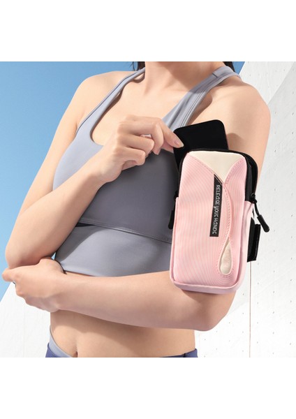 6,8 Inç Telefon Için Pu Deri + Polyester Ter Geçirmez Spor Kol Çantası Ayarlanabilir Elastik Bantlı-Göl Mavisi (Yurt Dışından) fiyatları