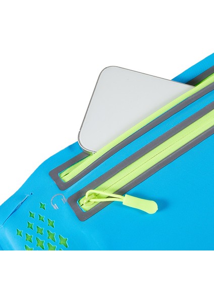 Ultra Ince Çift Fermuarlı Açık Hava Koşu Spor Bel Çantası 7.2 Inç Telefon Saklama Bel Çantası-Bebek Mavisi (Yurt Dışından) fırsatları