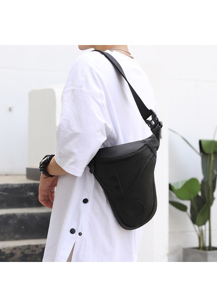 Haoshuaı 391 Açık Hava Bisiklet Bacak Çantası Rahat Çapraz Askılı Göğüs Çantası Naylon Bel Çantası-Siyah (Yurt Dışından) indirimleri