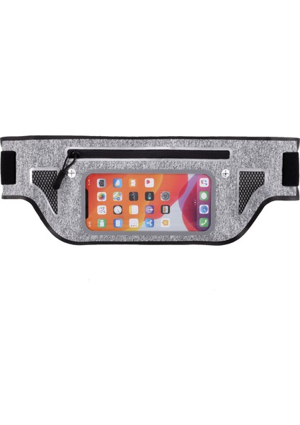 iPhone 12 Pro Max Vb. Telefonlar Için Xl Spor Bel Çantası Likralı Malzeme Bel Çantası-7 Inç-Siyah (Yurt Dışından)