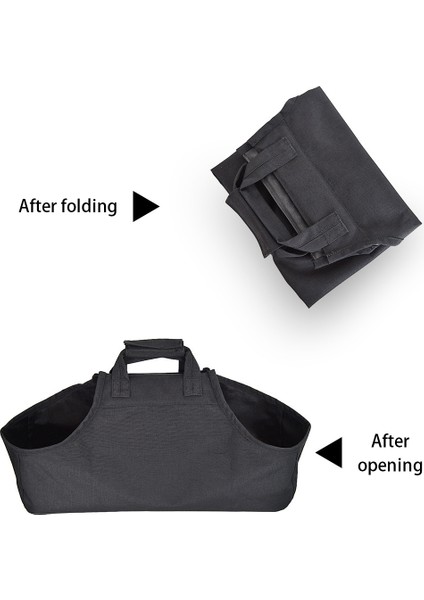 Luckstone CHSNB-001-BK Odun Saklama Çantası Büyük El Çantası Odun Sobası Şömine Aksesuarları (Yurt Dışından) fırsatları